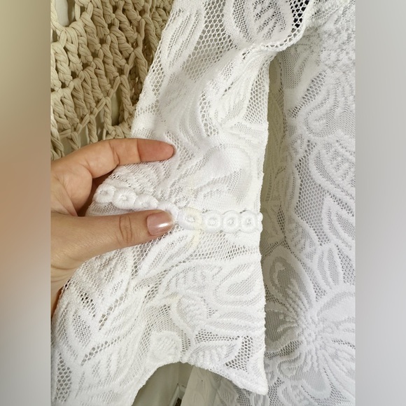 Lilly Pulitzer Ophelia White Lace Swing Dress Size XXS - Picture 2 of 6